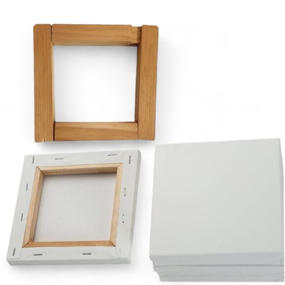 Vintage Embroidery Wood Stretcher Bars Plastic Hoop Bundle - Picture 14 of 15